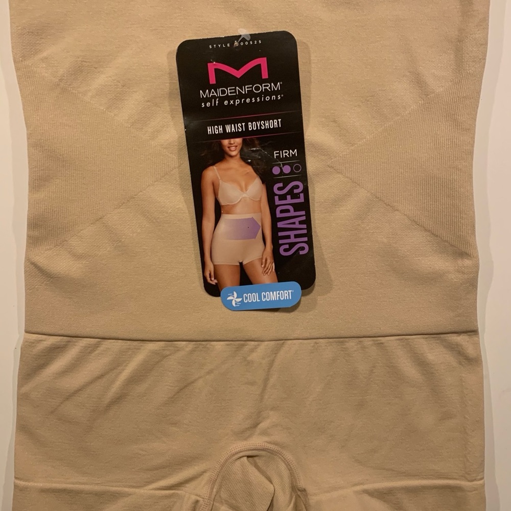 Maidenform high waist boys short firm shapes large